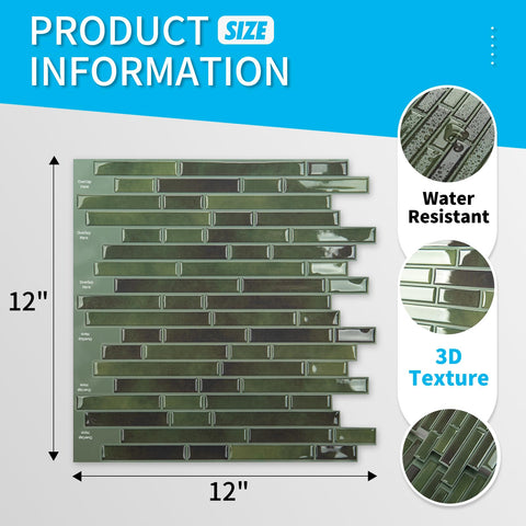 Art3d thick substrate ensures durable adhesion on kitchen walls