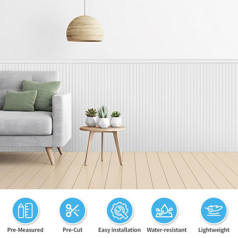 DIY installation view of pre-cut panels for quick upgrades