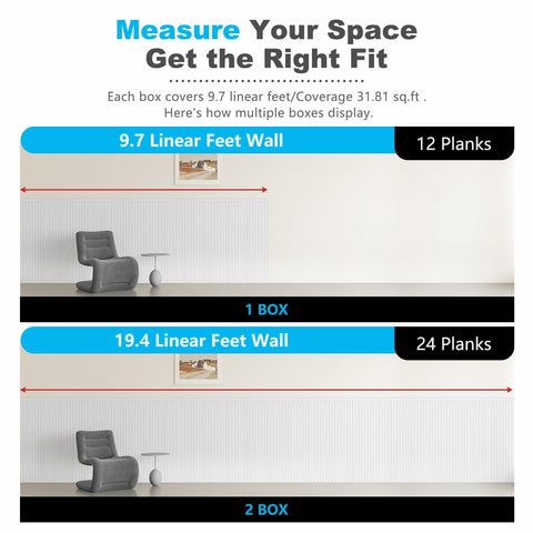 Kitchen wall accent using Art3d panels