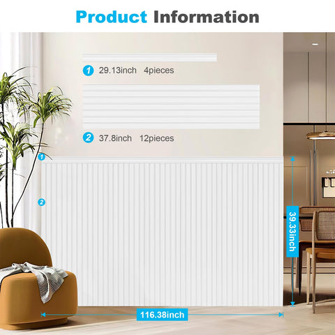 Living room application showing textured wall with Art3d panels