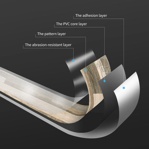 Art3d broad application supports walls, ceilings, and cabinets with optional adhesive.