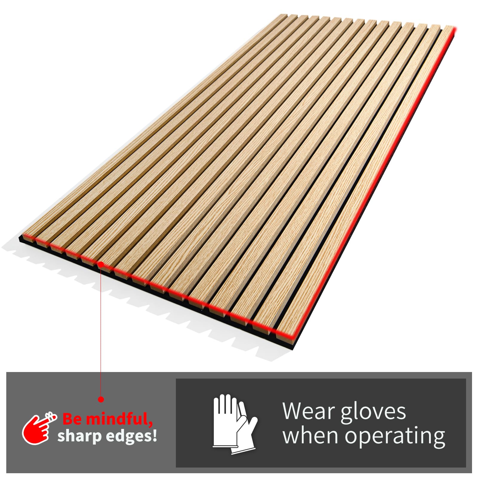 Art3d walnut acoustic panel installed in a room improves sound ambience.