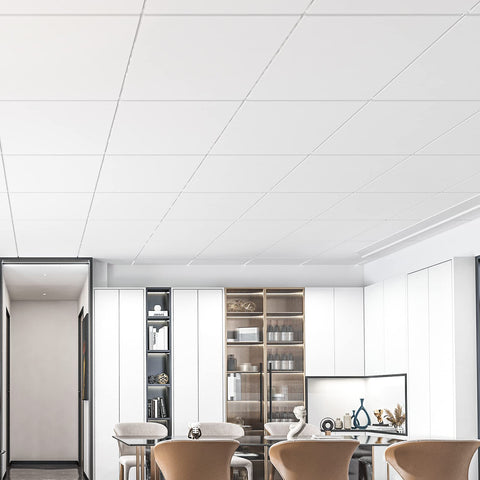 Art3d washable ceiling panel simplifies cleaning in busy commercial or home spaces.