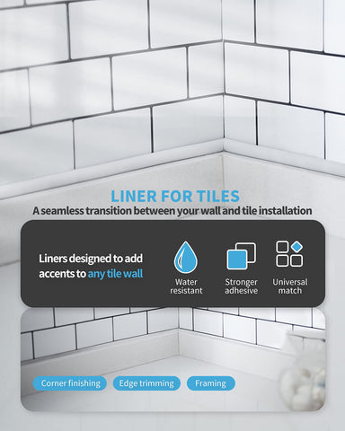 Art3d water-resistant and heat-tolerant trim for kitchens.