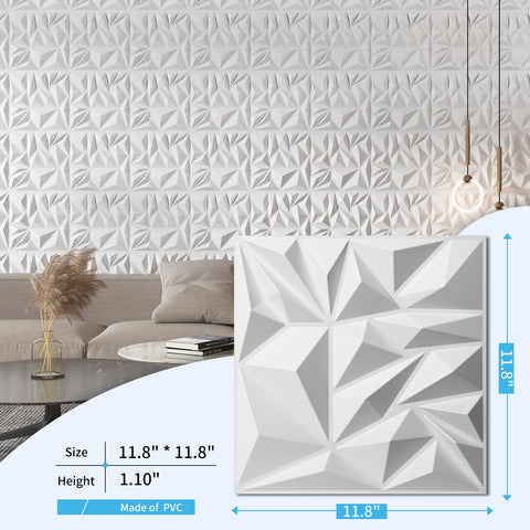 Art3d water-resistant PVC wall panels for durable interior use.