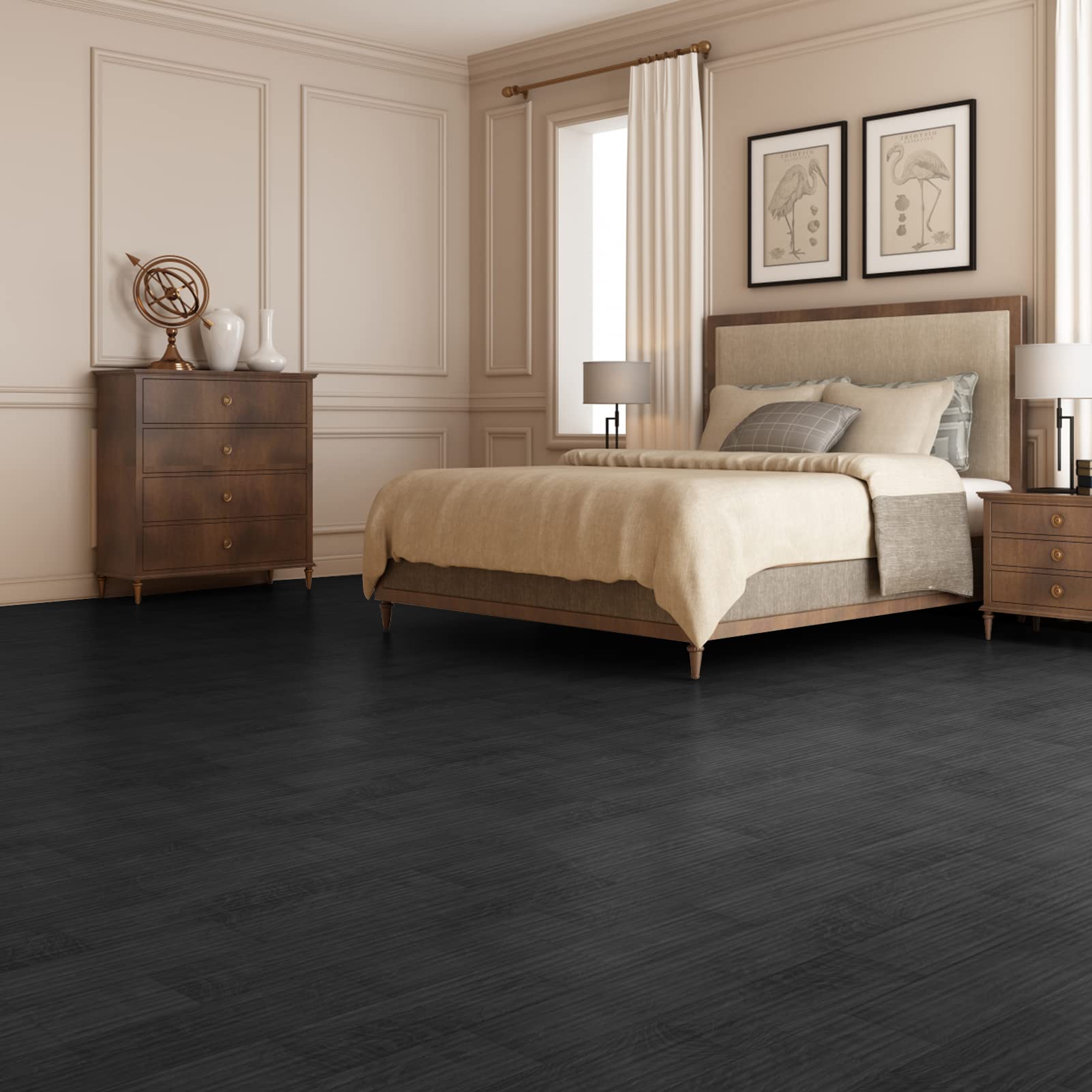 Art3d waterproof adhesive floor tiles provide durable, easy maintenance in kitchens.