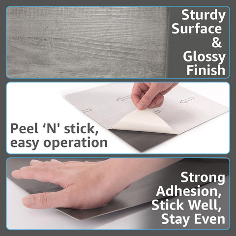 Closeup of Art3d waterproof and fireproof core for durable flooring