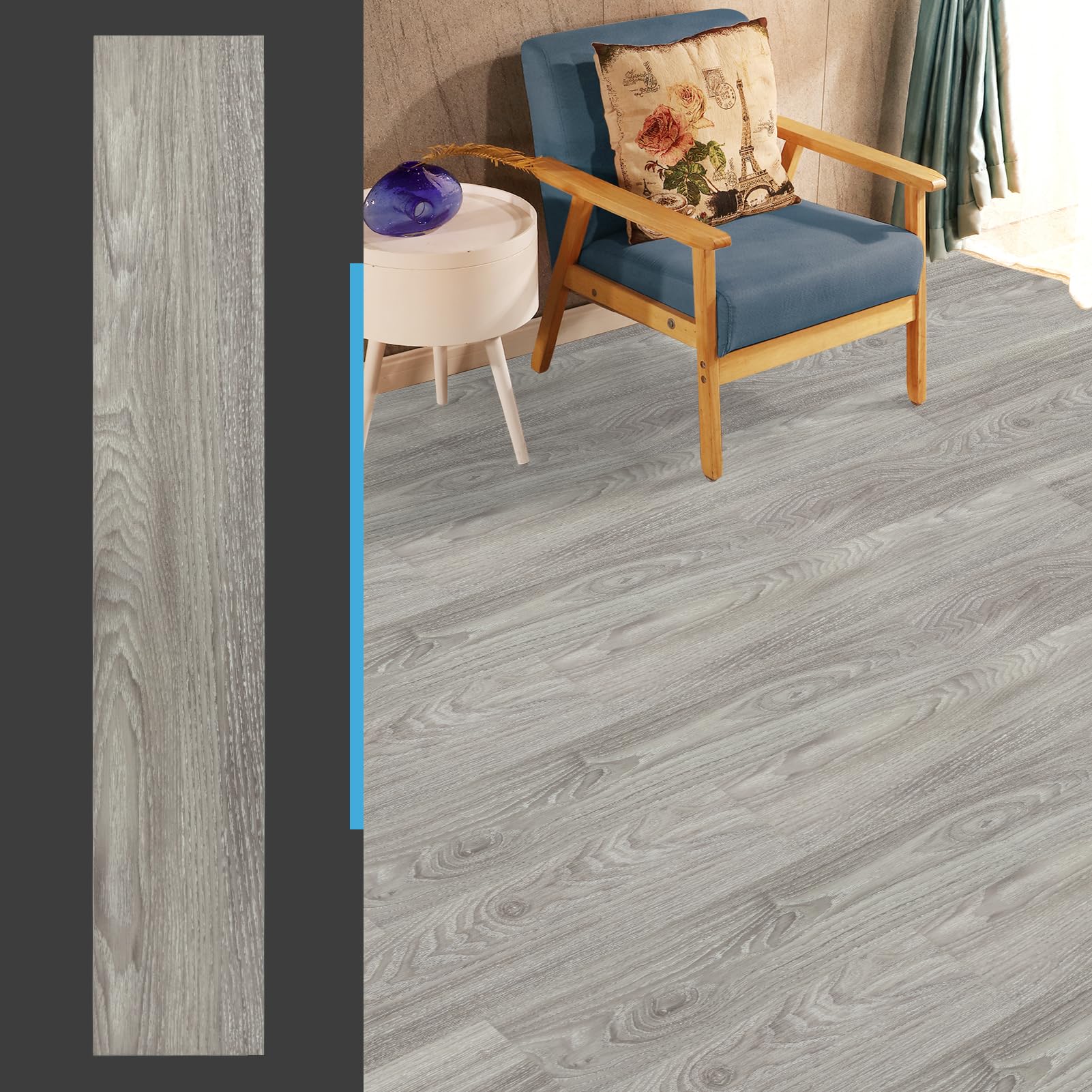 Art3d waterproof floor tile surface ideal for moisture prone areas