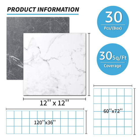 Art3d waterproof vinyl tiles for living room resist moisture and spills.