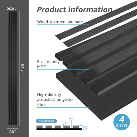 Art3d wood slat panel adds warm ambience to rooms