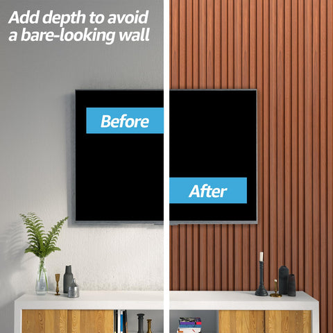 Art3d teak WPC panel-assembly preview for easy setup and consistency.