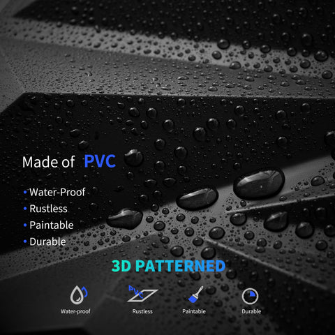 Art3dwallpanels bedroom diamond wall panel offers easy upgrades