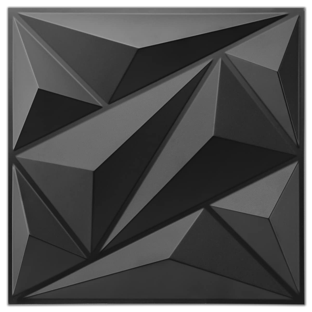 Art3dwallpanels diamond-pattern 3D wall panel for a striking accent wall.