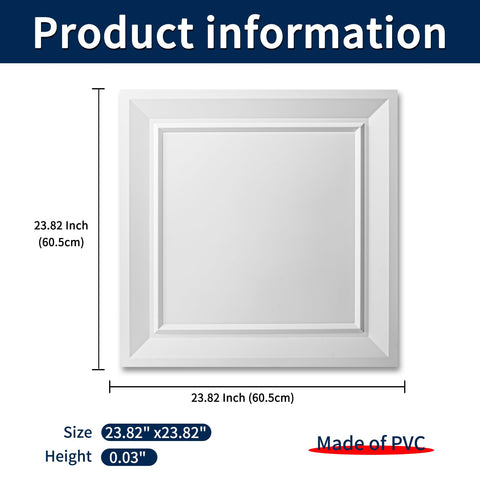 Art3dwallpanels drop-in ceiling install demonstrates easy fitting.