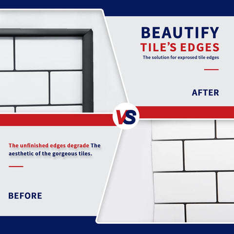 Art3dwallpanels easy-clean black edge trim maintaining tidy surfaces