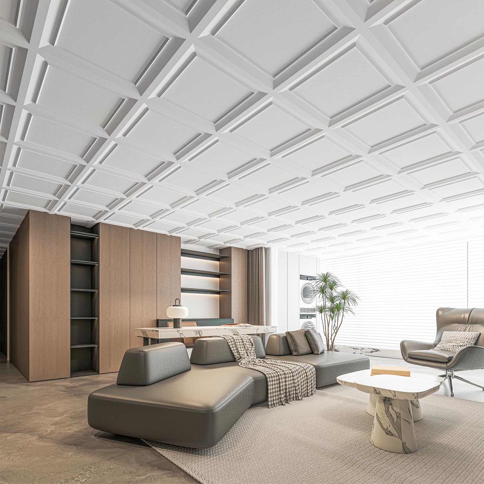 Art3dwallpanels premium PVC resists cracking and fading.