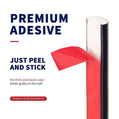 Art3dwallpanels strong adhesion trim sticks without extra glue