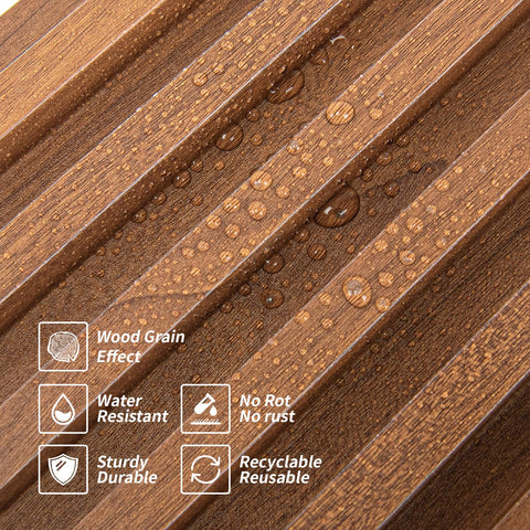 Art3dwallpanels teak slat wall panel showcases seamless 104in length installation