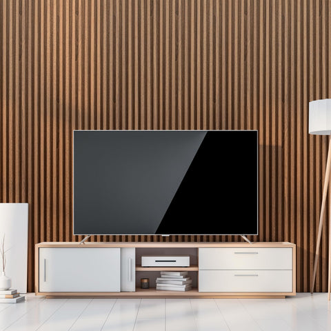 Art3dwallpanels teak slat wall panel demonstrates simple maintenance and cleaning