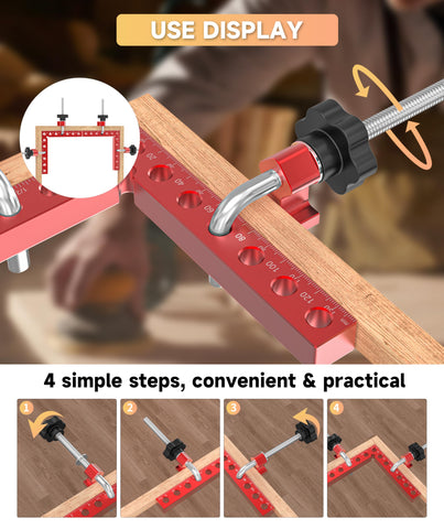 Artelio storage case keeps corner clamps organized and protected.
