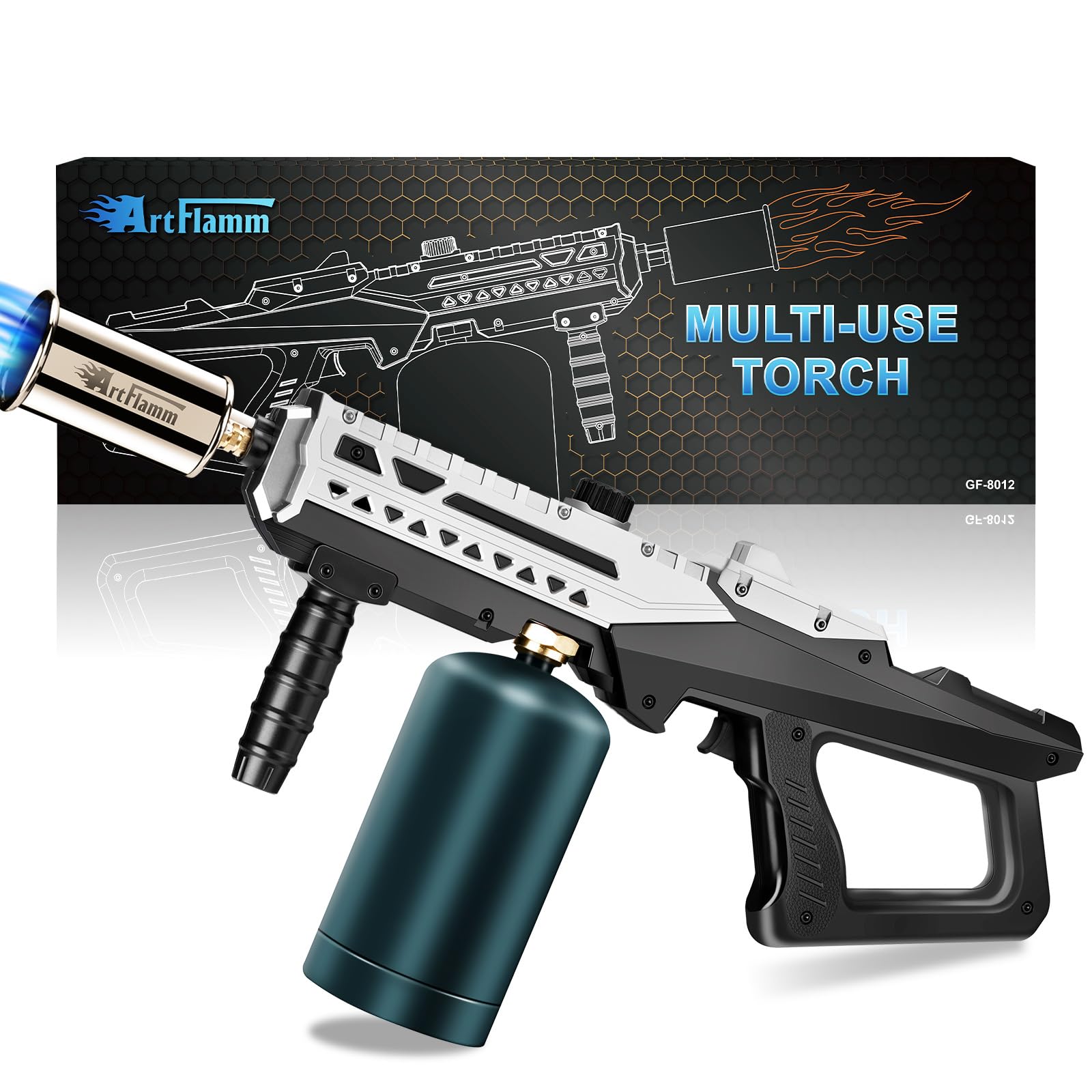ARTFLAMM propane torch with 24inch long body for precise searing and even caramelization