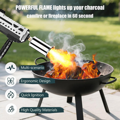 ARTFLAMM adjustable flame for versatile cooking and finishing touches