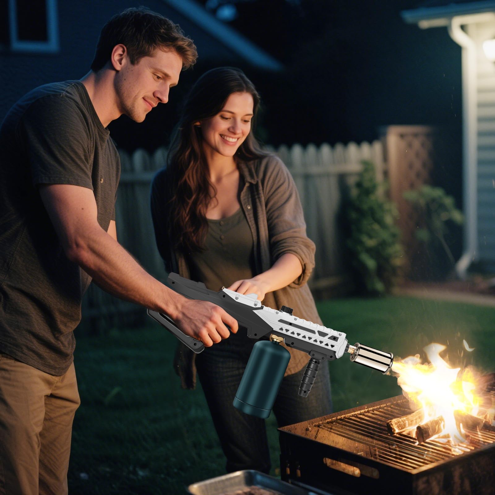 ARTFLAMM high heat output ideal for creme brulee and quick charcoal ignition