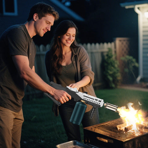 ARTFLAMM high heat output ideal for creme brulee and quick charcoal ignition