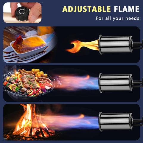Artflamm torch gun perfect for grilling steak and browning toppings