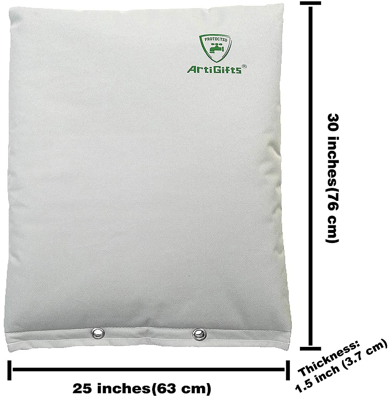 ArtiGifts insulated cover shields irrigation system during frost nights