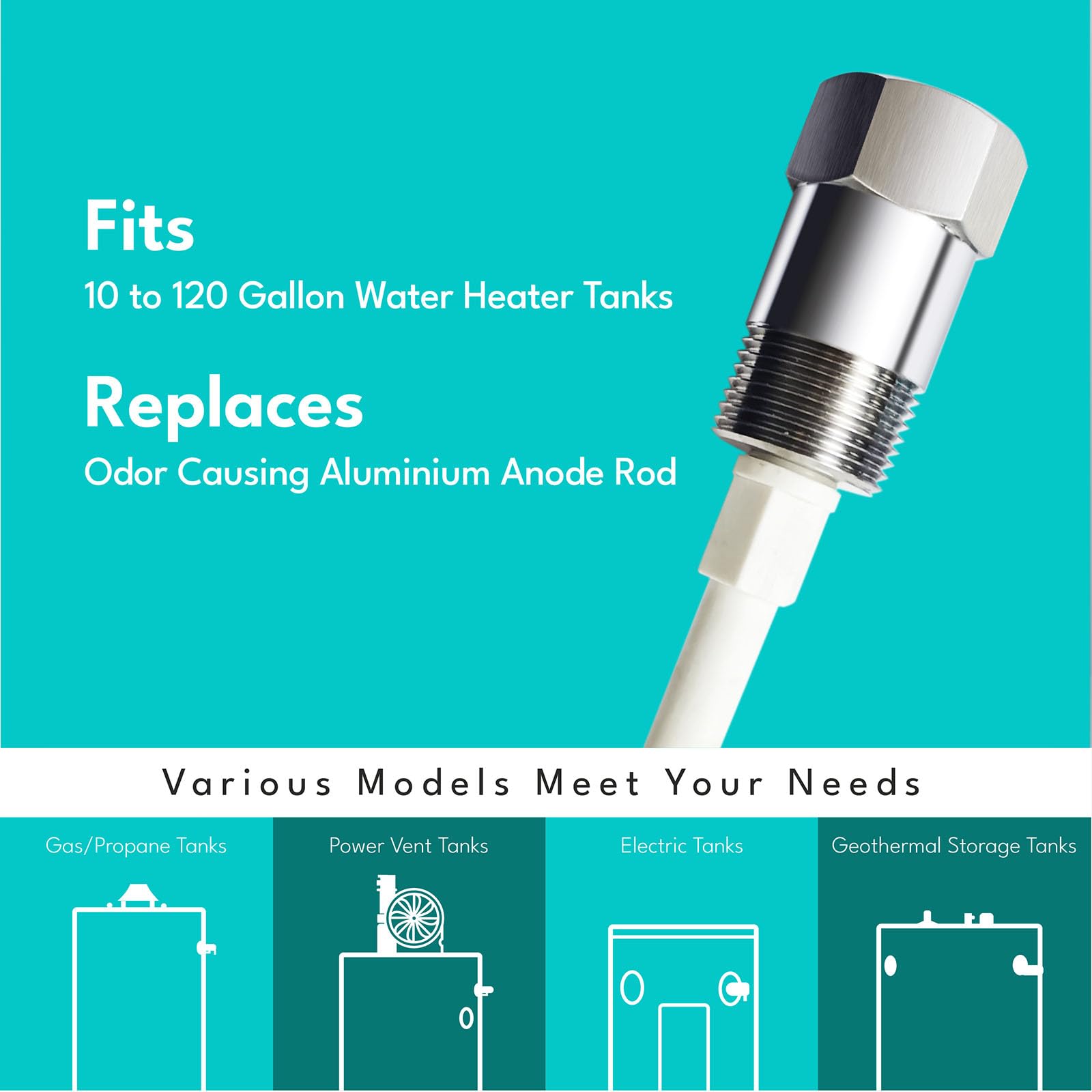 Odor-free hot water after installation of ARTIVILLE rod
