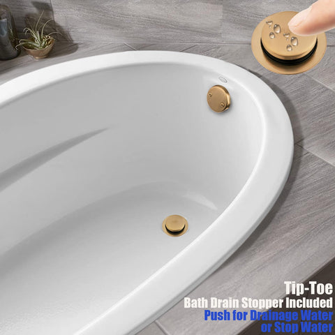 Artiwell 1-1/2 in plastic tubular drain line for standard tubs.