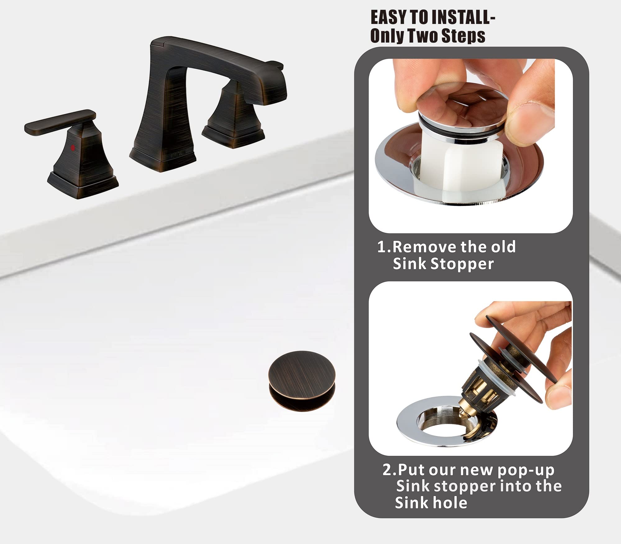 Artiwell brass construction resists tarnish and corrosion