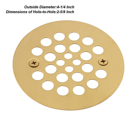 Artiwell brushed gold strainer grid close-up highlights mesh quality