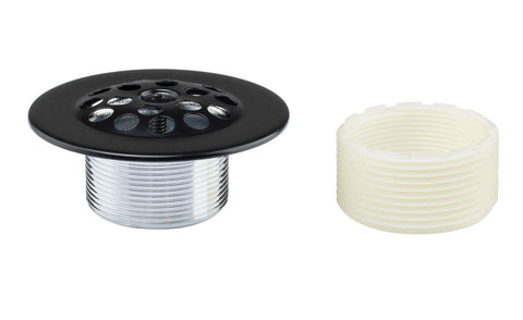 Artiwell matte black finish enhances bath aesthetics and durability