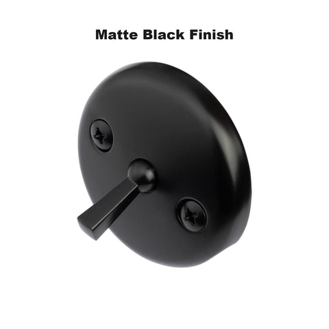Artiwell trip lever drain with beehive strainer reduces debris and clogs.