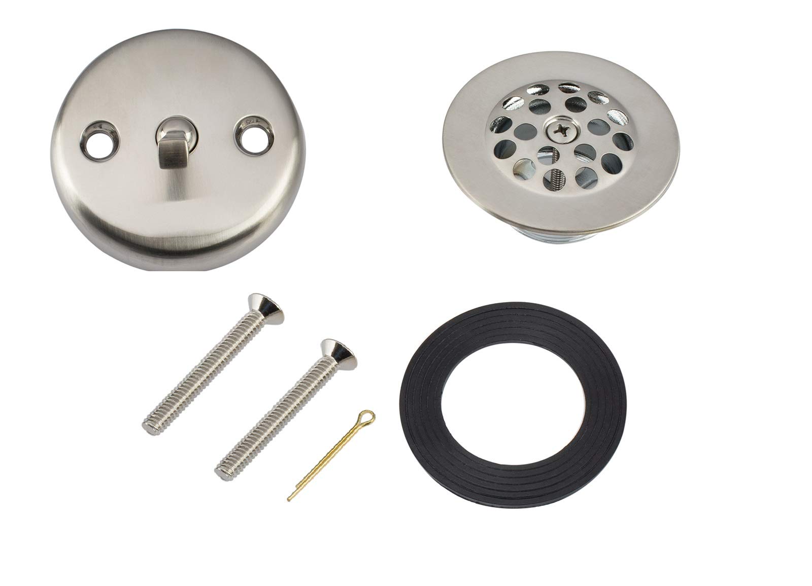 Artiwell trip lever tub trim in brushed nickel adds sleek style and lasting function