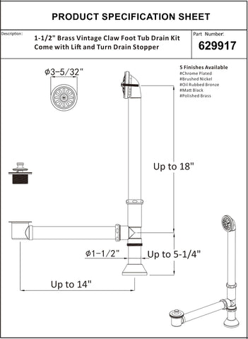 Artiwell Vintage slip joint assembly simplifies on-site height adjustments