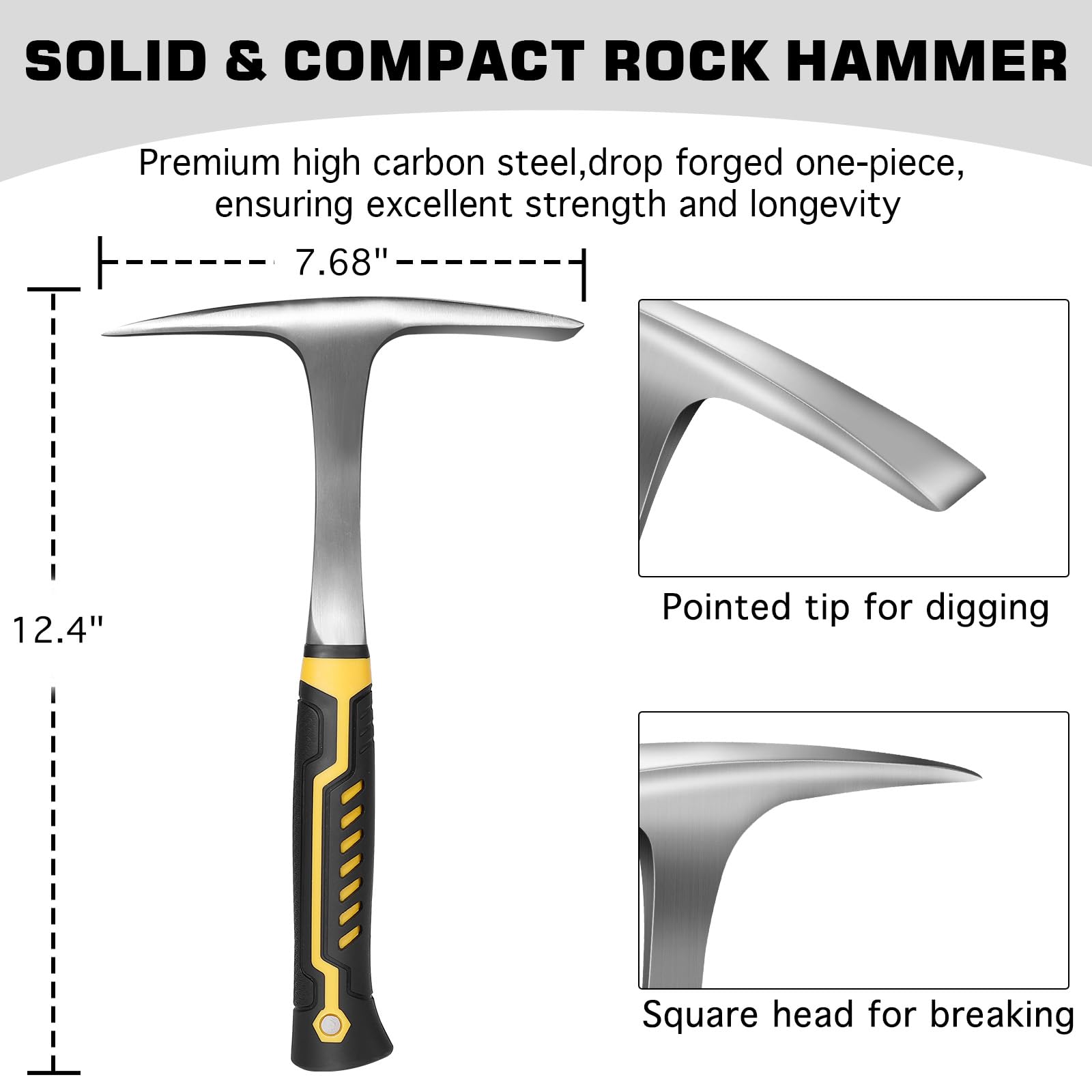 ARTKUNST folding multitool shovel shown folded for portable outdoor use