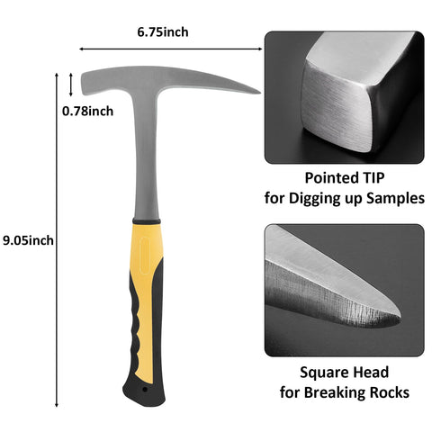 ARTKUNST rock chisel 12-inch for precise carving and rock splitting
