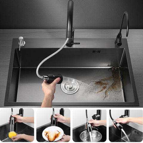 ARTLINE RXZE031 nano-brushed finish resists water spots and is easy to clean.