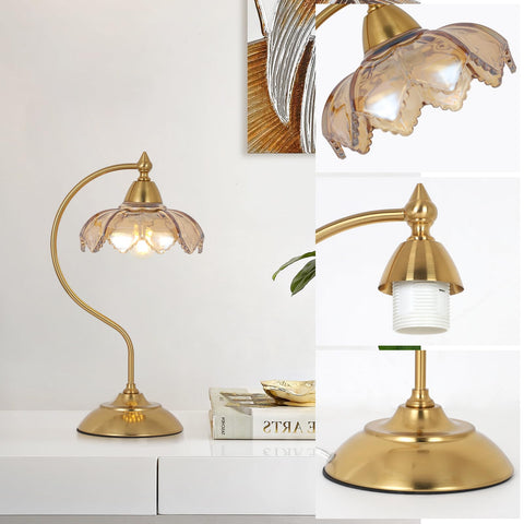 Artmooy nightstand lamp includes UL-listed plug and easy on/off switch.