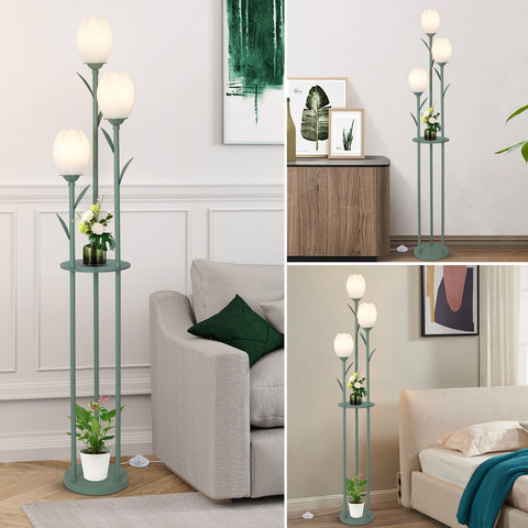 Artmooy floor lamp with foot switch allows easy control from seating.