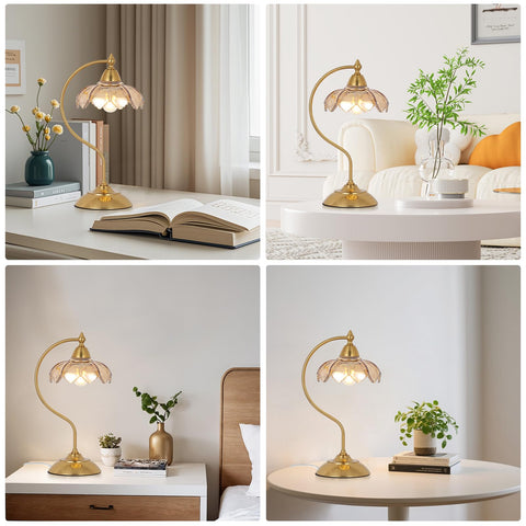 Artmooy compact design fits small desks and bedside tables beautifully.