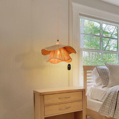 Arturesthome nylon rope pendant cable, close up showing durable vintage-modern texture.