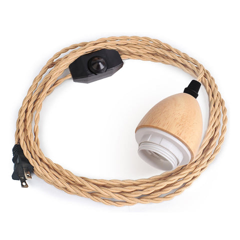 Arturesthome pendant light cord with dimmable switch, close-up of adjustable brightness.