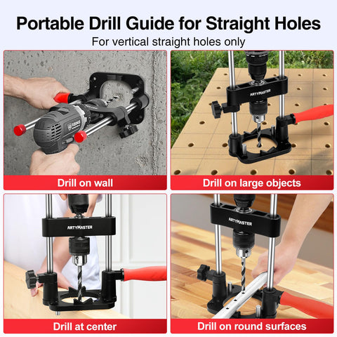ArtyMaster depth stop helps maintain consistent drilling depth across materials