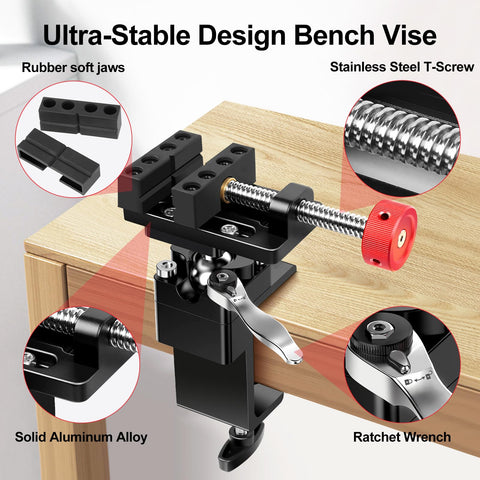 ARTYMASTER quick-release ratchet wrench locks workpieces securely