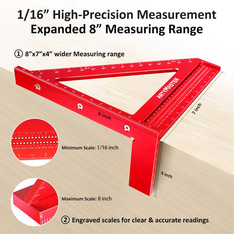 ARTYMASTER WT103B aluminum alloy body offers durable, rust-resistant construction