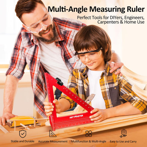 ARTYMASTER WT103C stair gauges enabling accurate framing angles